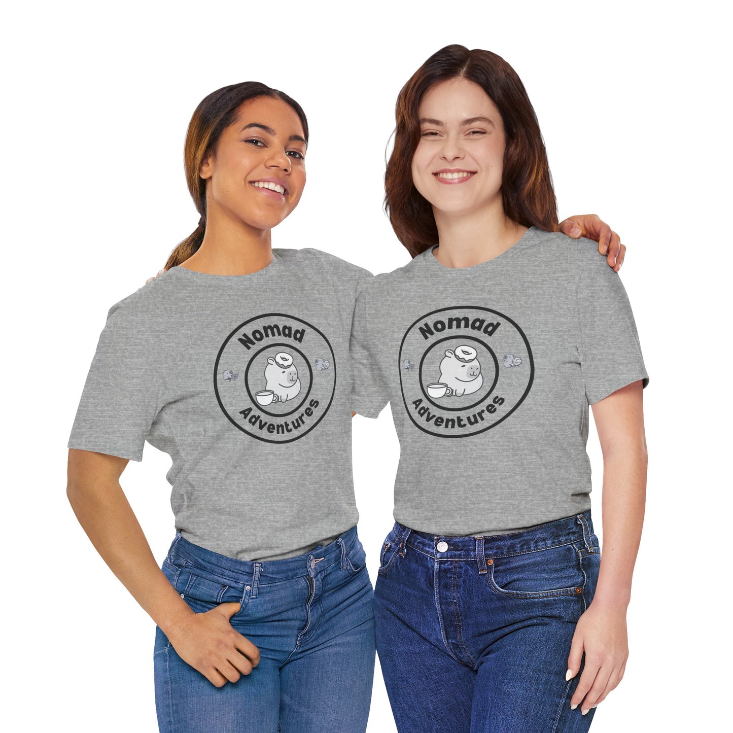 Nomad Adventures Branded Unisex Short Sleeve Tee (Light Colors)