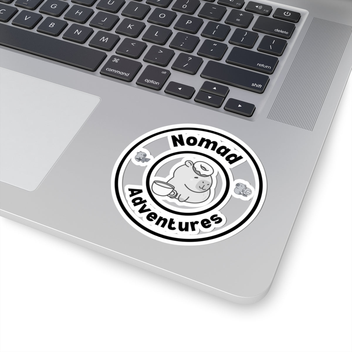 Kiss-Cut Stickers - Nomad Adventures Logo (Dark)