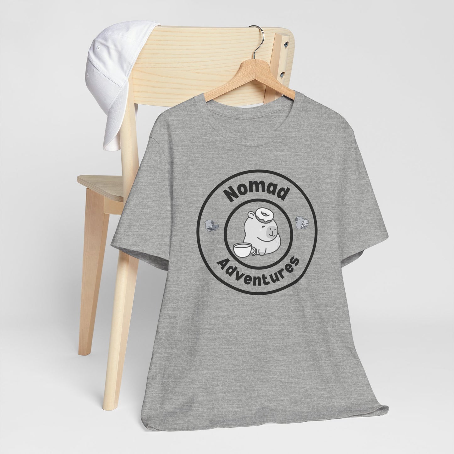 Nomad Adventures Branded Unisex Short Sleeve Tee (Light Colors)