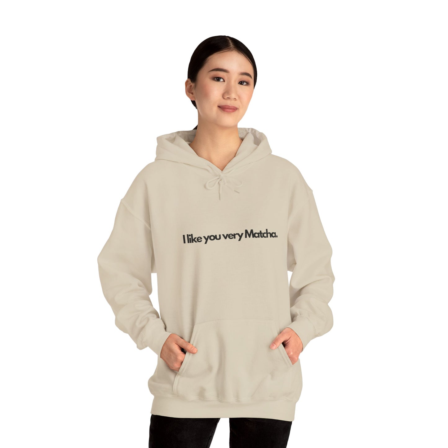 I like you very Matcha Hoodie