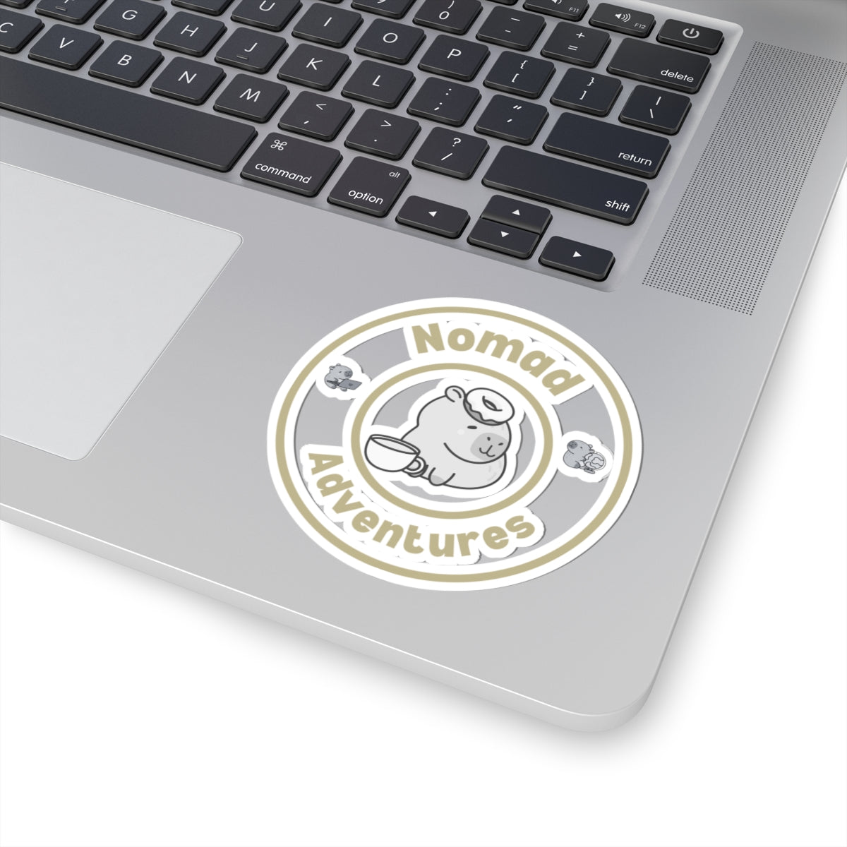 Kiss-Cut Stickers - Nomad Adventures Logo (Light)