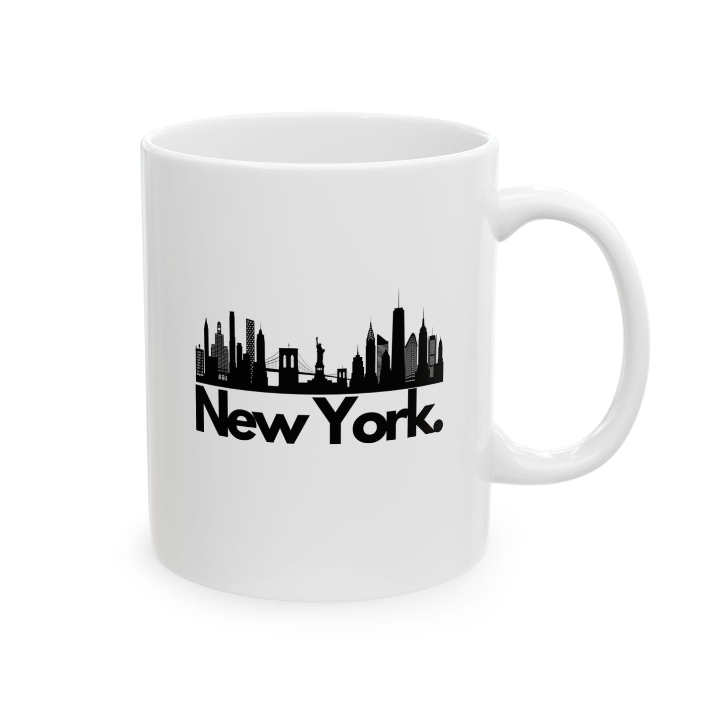 New York City Girl Ceramic Mug, (11oz)