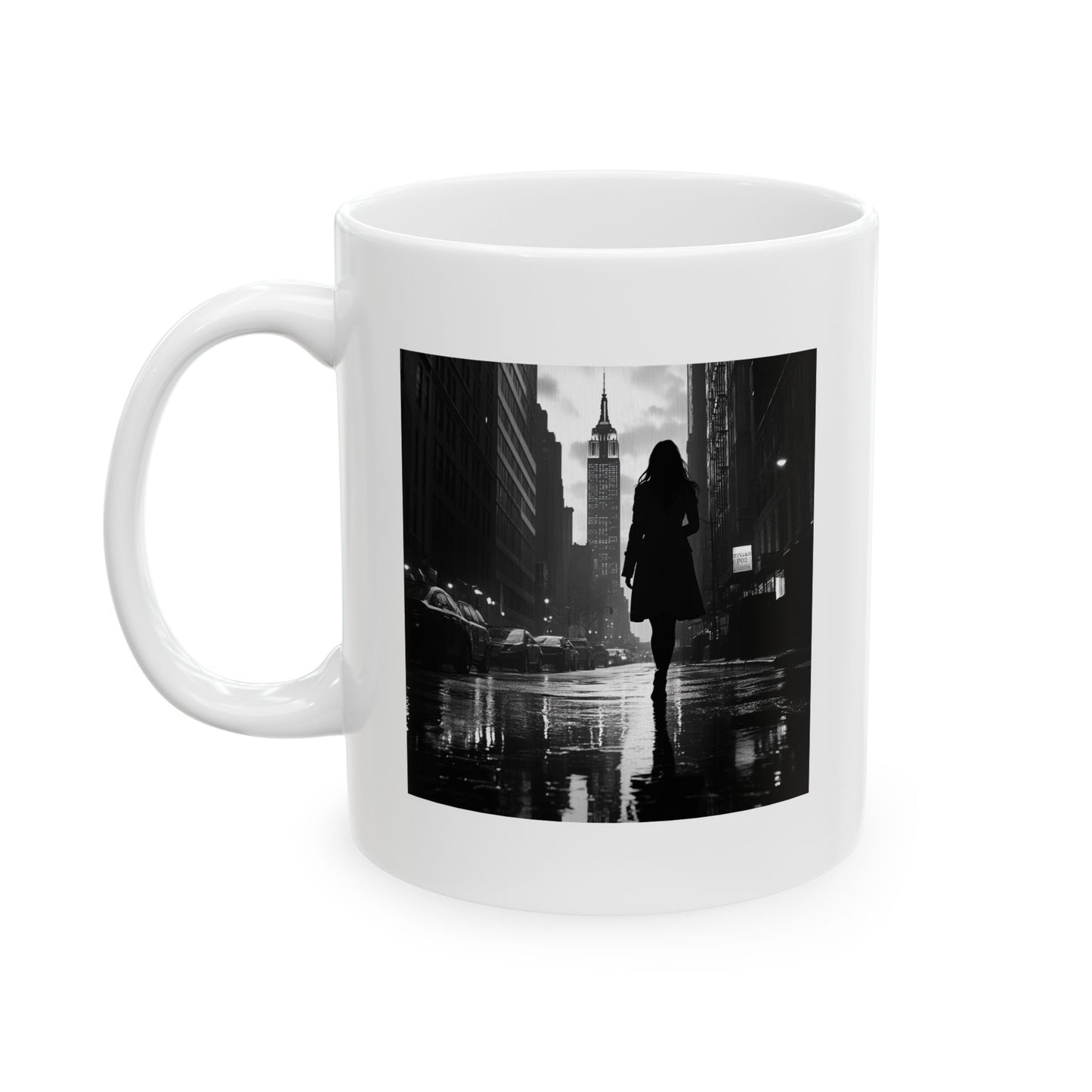 New York City Girl Ceramic Mug, (11oz)