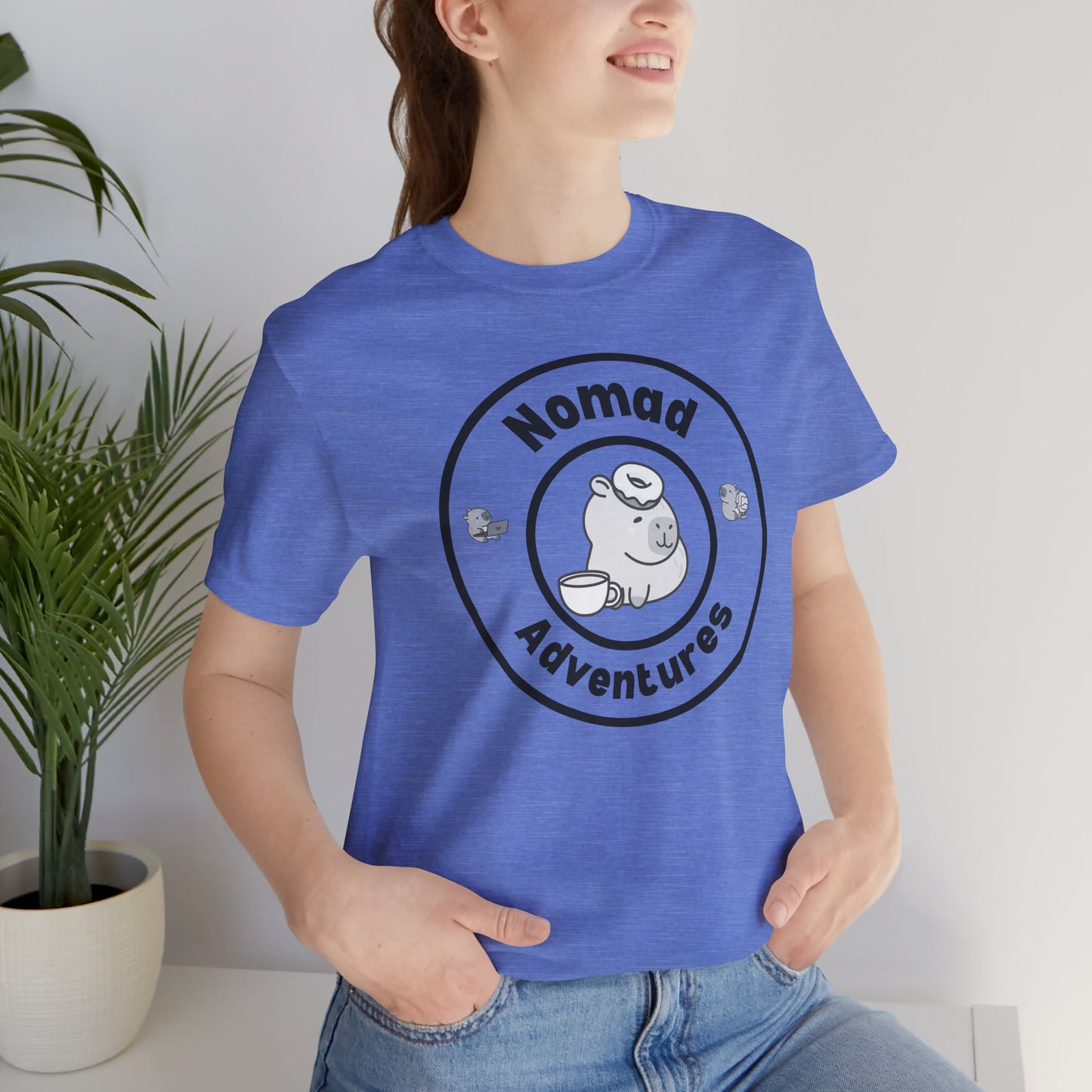 Nomad Adventures Branded Unisex Short Sleeve Tee (Light Colors)