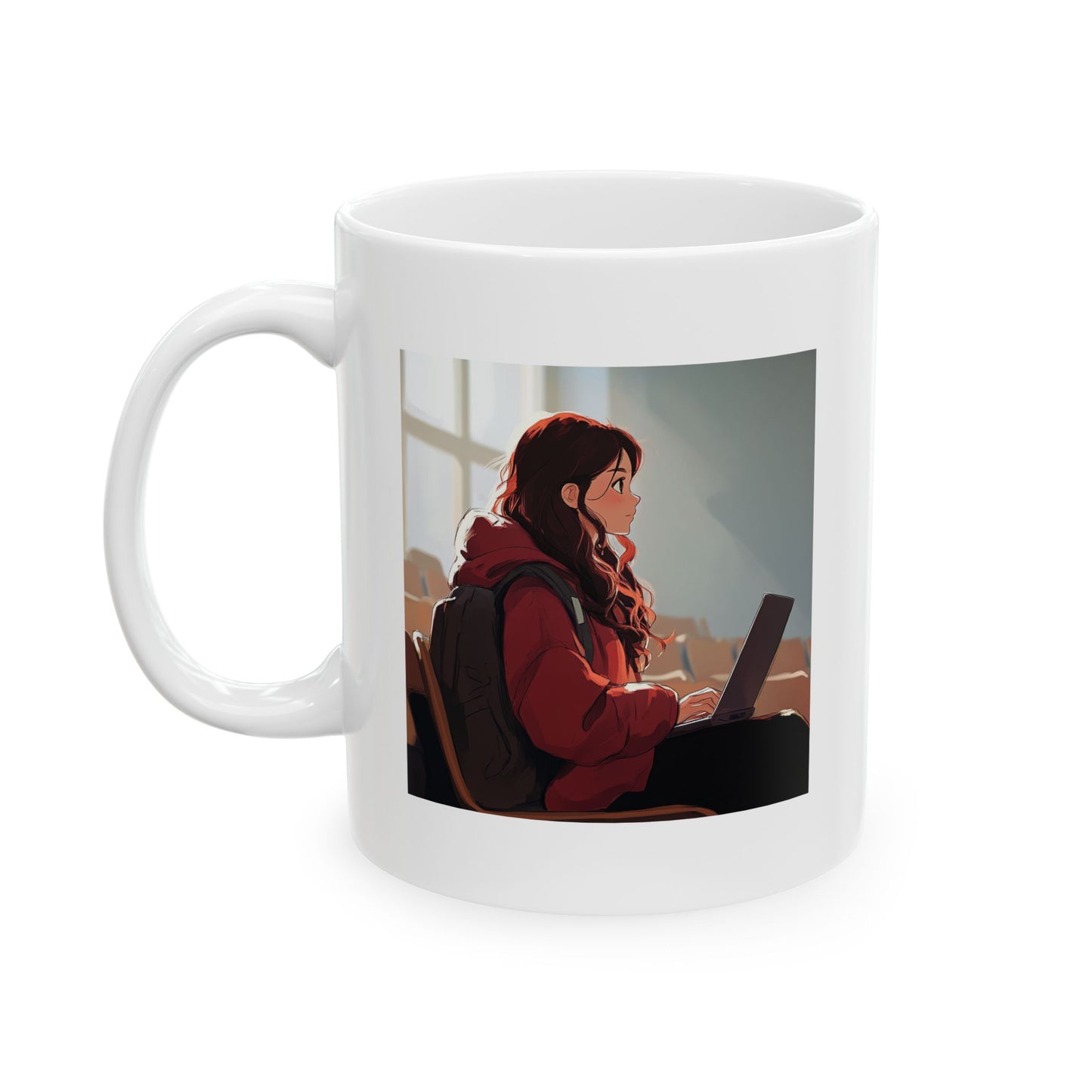 Lock In (Lecture Hall) Ceramic Mug, (11oz)
