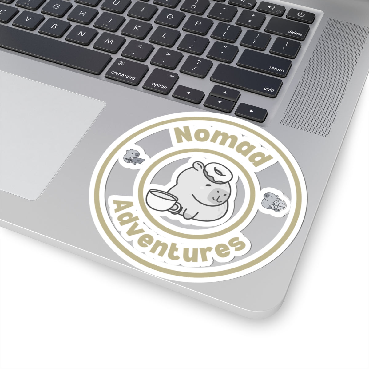 Kiss-Cut Stickers - Nomad Adventures Logo (Light)