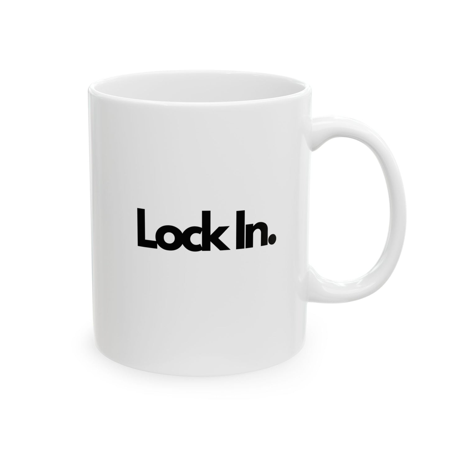 Lock In (Lecture Hall) Ceramic Mug, (11oz)